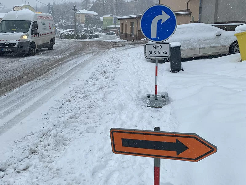 Zábor na vánoční jarmark