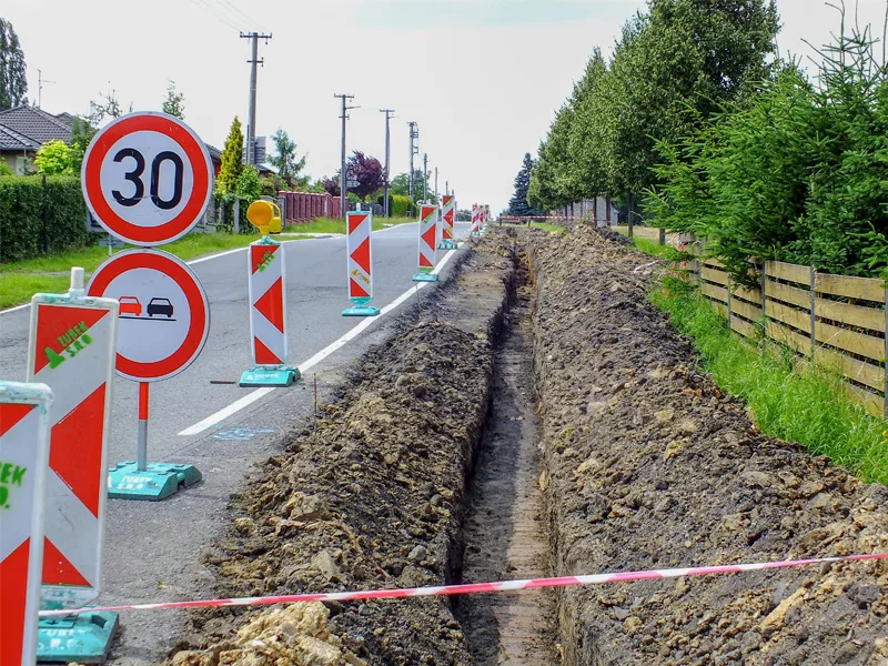 Pronájem značení chodník Václavovice